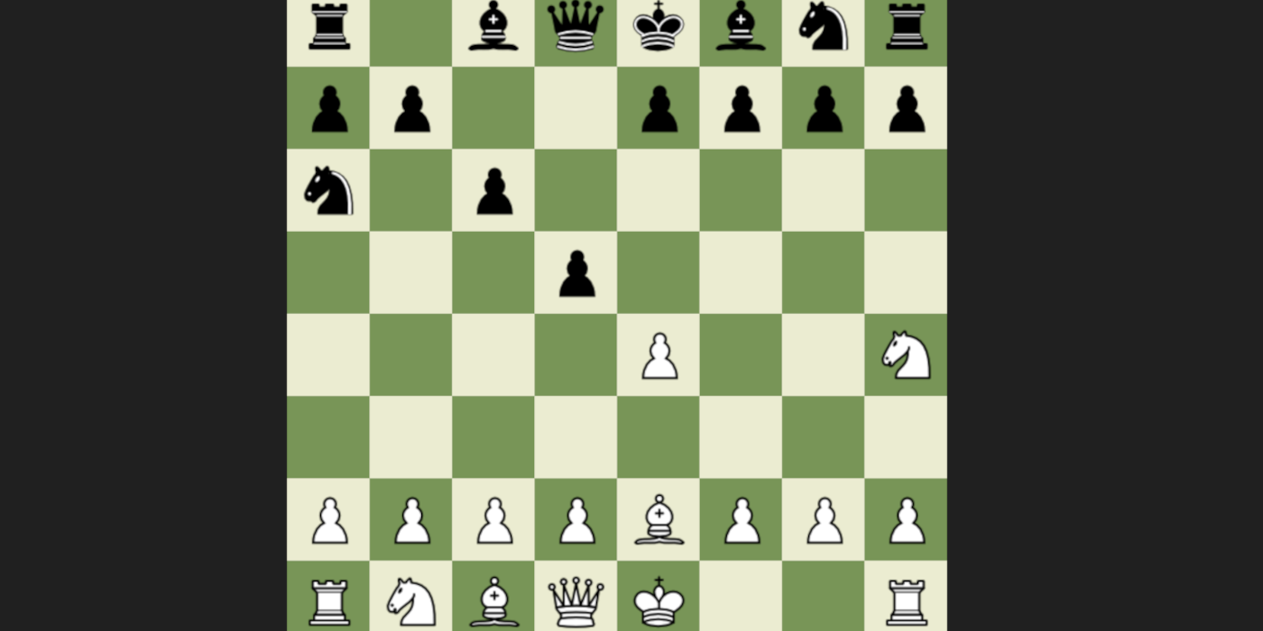 React Chess application interface preview